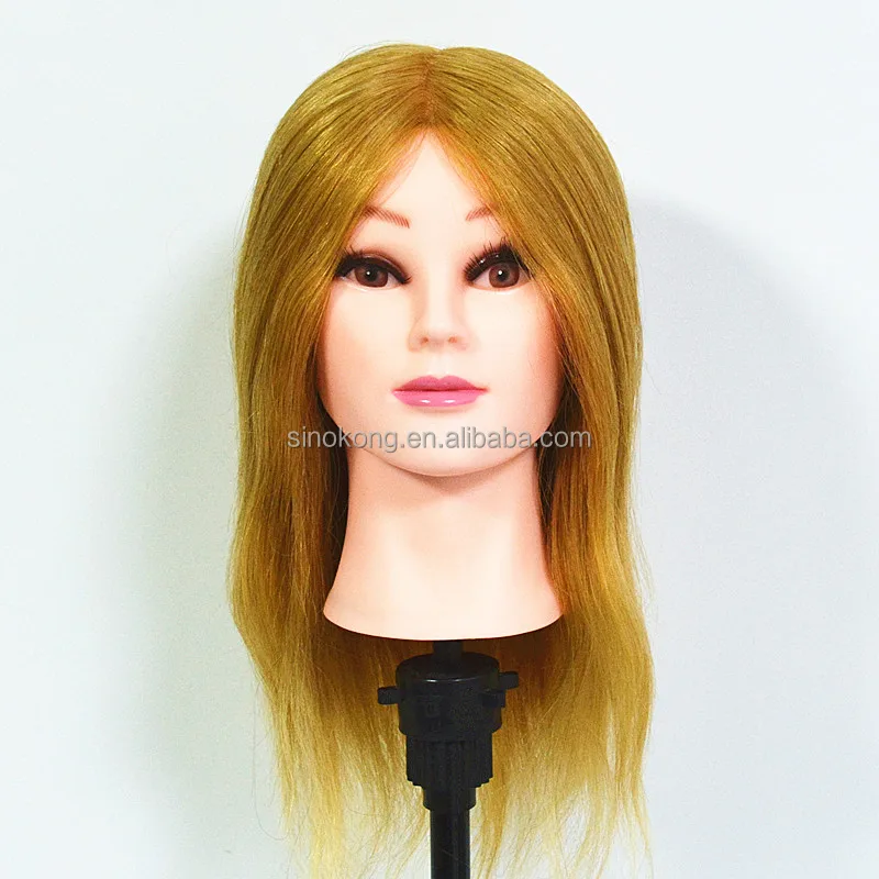 Wholesale Blonde Color Human Hair Training Mannequin Head With Shoulder  Doll Head For Hairdresser - Buy Mannequin,Hair Mannequin,Training Head  Product on 