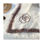 Silk Scarf China Supplier Wholesale Multi Color Polyester Custom Printed Silk Scarf With Soft Apply To Autumn