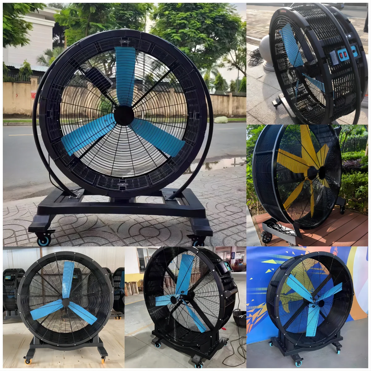 Fashion Drum Fan, 40-58'', 380V, 28000-42000m3 - detail 30