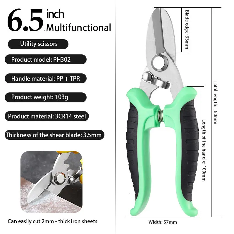 Pruning and cutting utility scissors