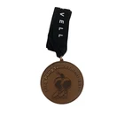 Silver Manufacture Wholesale Custom Award Silver Gold Metal Medals Free Samples