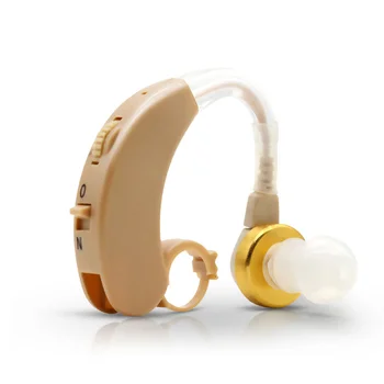 Back of ear F-138 wireless elderly home hearing aid, behind ear hearing aid