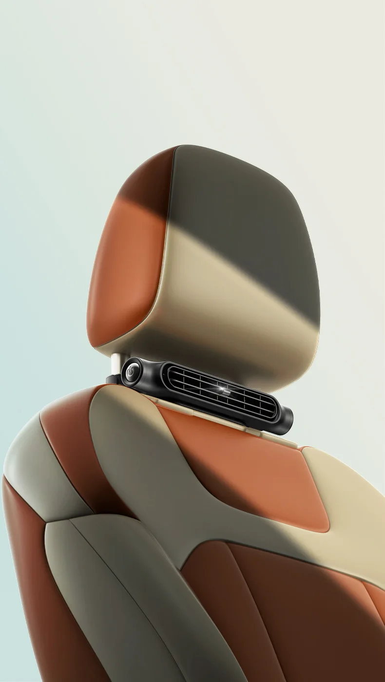 Headrest Mounted Leafless Fan, USB, 5W, ABS - detail 14
