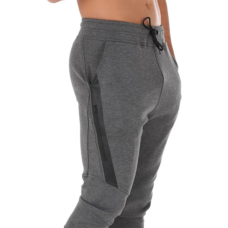 Custom Wholesale Workout Fitness Sweatpants Tapered Slim Fit Gym Cotton Jogger Track pants Man