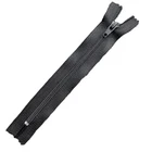 Zipper Nylon Zipper #3 Black Nylon Separating Zipper Product For Sale