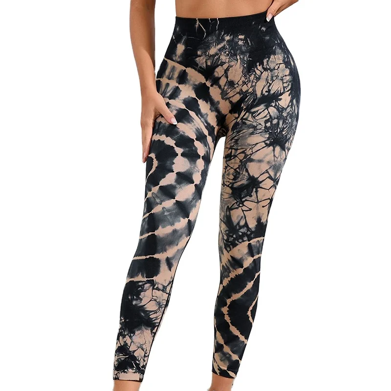 Gym Sportswear Breathable Woman Yoga Pant Custom Design Knitted Gym Tights Womens Workout Leggings