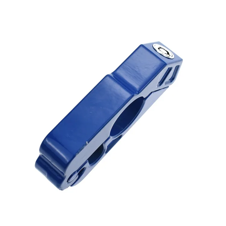 Durable Blue Aluminum Alloy Motorcycle Brake Lock Anti-Theft Heavy Duty Security Device 390g for Motocross Mopeds Scooters ATVs
