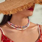 Beads Trendy Custom Colorful Seed Beads Woven Bohemian Multi Layered Jewelry Necklace For Women