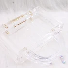 Pearl Bags Clutch Pearl Flower Bride Wedding Party Women Evening Bags Clutch Transparent Acrylic Clutch