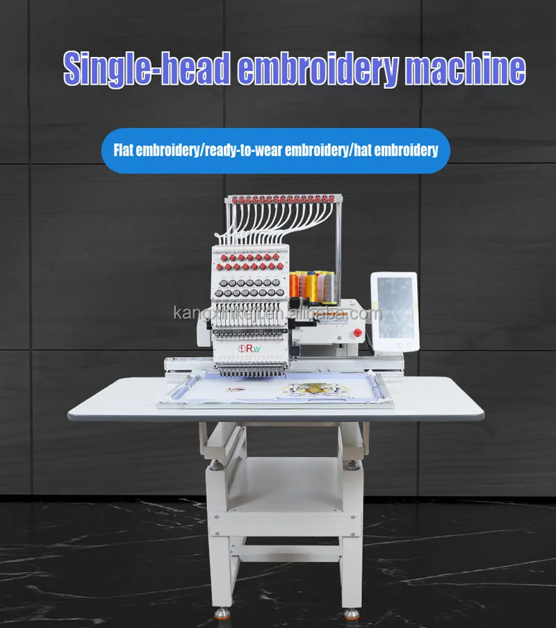 quality 1 head yuemei sewing High speed hat embroidery machine