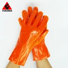 Gauntlet Gloves Fully Coated PVC Gauntlet Gloves Liquid Proof Work Gloves