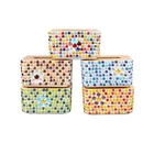 Mosaic Crafts Colored Glass Mosaic Mini Glass Mosaic Pieces For DIY Arts Crafts Home Decoration Colorful Mosaic Tiles