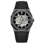 Watch Oem Skeleton Design Watch Men Wrist Luxury Brand Automatic Waterproof Custom Logo Horloges