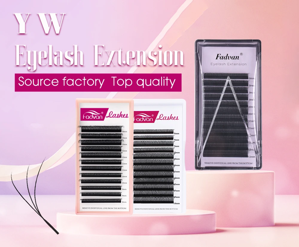 Fadvan W Yy Shape Lash Extension D D D W Fans Eyelash Extensions