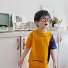 Summer Boys Very Nice Customized Colors 100% Cotton Summer Stylish Short Sleeve Short Suits For Boys