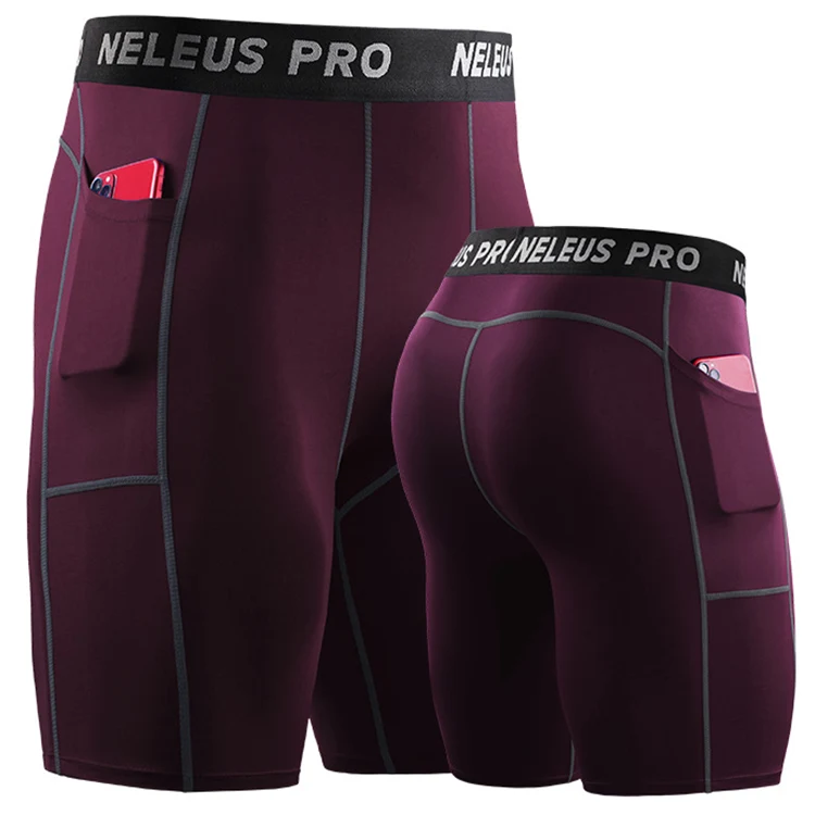 OEM wholesale customized printed logo quick drying Sportswear shorts compression training men shorts