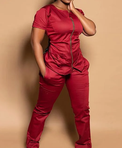 Fashionable Nursing Scrub Uniforms Sets 