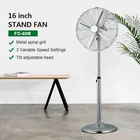 Fan Stand Fan 16 Wholesale 40cm 16 Inches 50w Round Base Pedestal Industrial Electric Metal Stand Fan