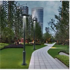 HOMBO ETL DLC Waterproof Ip65 Pole Lamp Manufacturer Path Yard Pathway Park Landscape Post Outdoor Led Garden Light