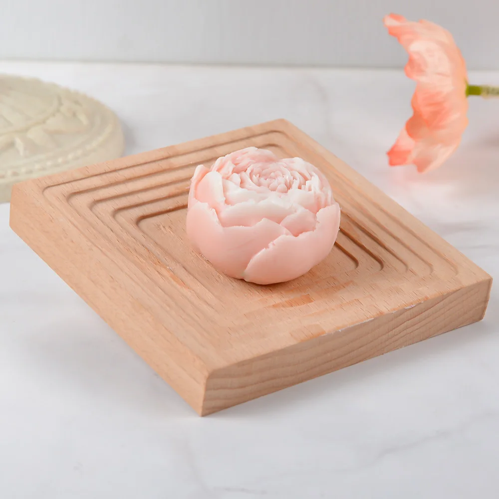 Handmade 3D Rose Flower Accessories Gypsum Scented Soap and Cake Tools Silicone Mold for Valentine's Day