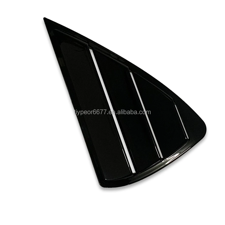 product tiypeor auto exterior accessories for mg6 mg 6 car sport style rear side window louvers air vent scoop shades cover blinds-6