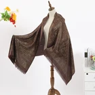 Silk Scarf Silkscarf New Arrival Silk Short Beard Polyester Gold Jacquard Women Scarves Silk Head Scarf