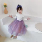 3 Girl Skirt 2021 Wholesale Custom Brand Glitter Decoration Tulle 3 Layers Baby Girl Tutu Skirt