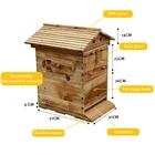2021 Bestselling Wooden Bee Hive With 7 - Cell Frame Self - Mobile Hive Beekeeping Equipment