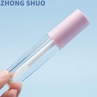 Cosmetic 8ml Lip Gloss Tube With Brush Applicator Nude Lip Gloss Tubes Pretty Lip Gloss