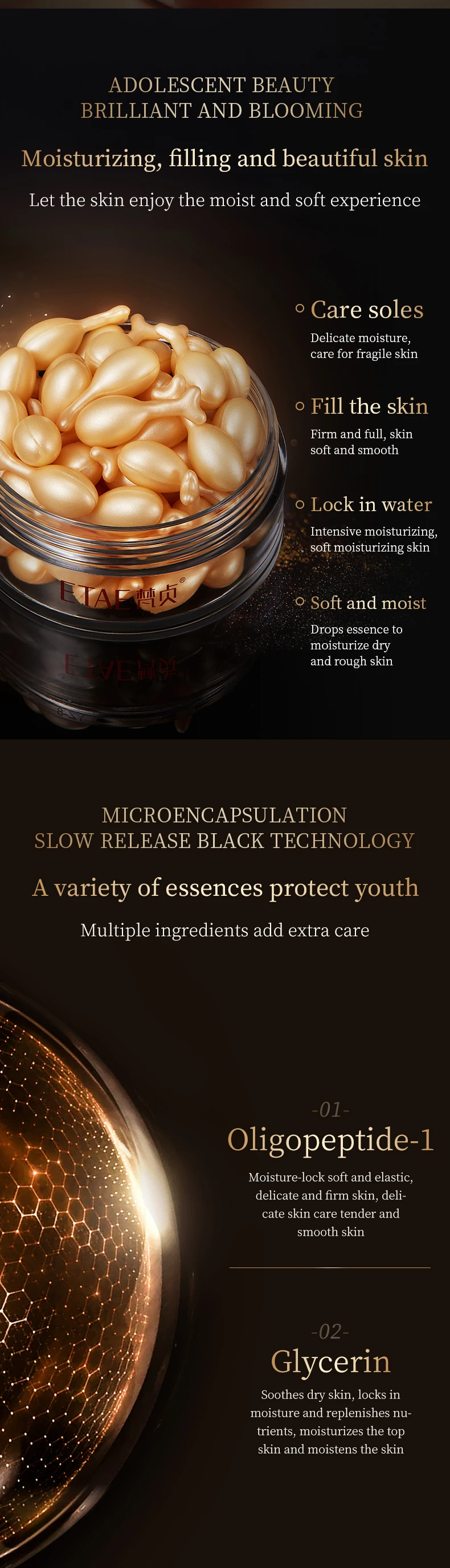 product etae moisturizing essence shrink pores hyaluronic acid serum capsule for face-4