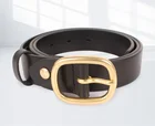 Leather Belt Wholesale Custom Designer Fashion Brand Top Leather Cowhide Belt Men Genuine Leather Belt