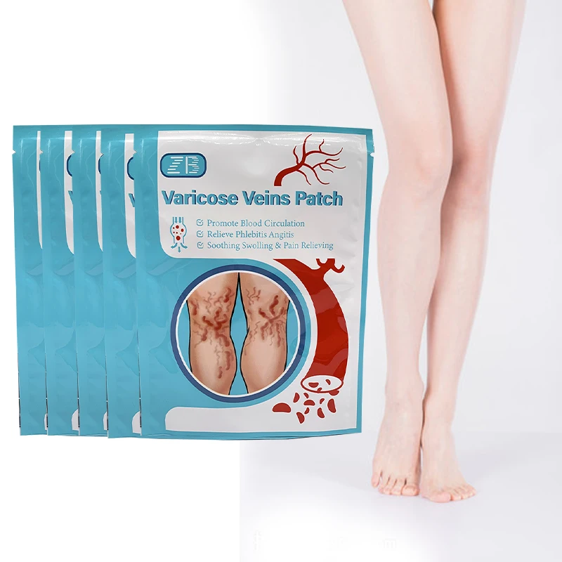10pcs/pack Varicose Vein Patch Phlebitis Spider Vasculitis Earthworm