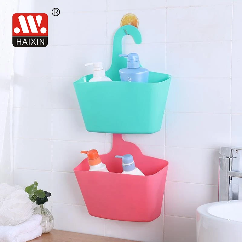 Eco-friendly Factory Wholesale Wholesale  Holder Hanging Movable Storage Organizer Storage Baskets Holder For Kitchen Bathroom