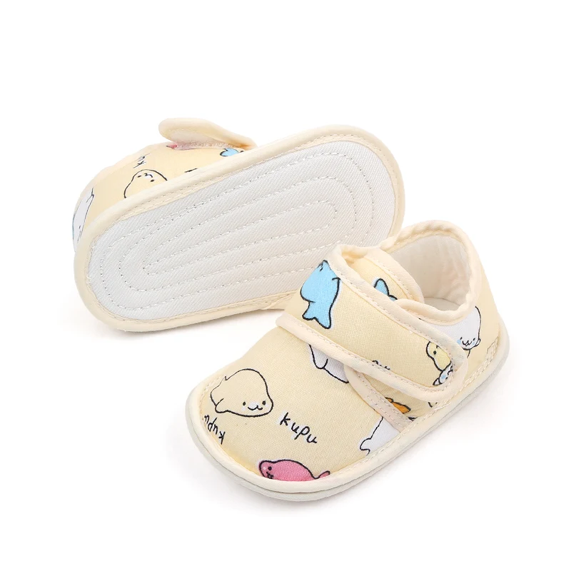 High Quality Soft Cotton Printing Newborn Baby Infant Shoes for Boys and Girls 2023 details