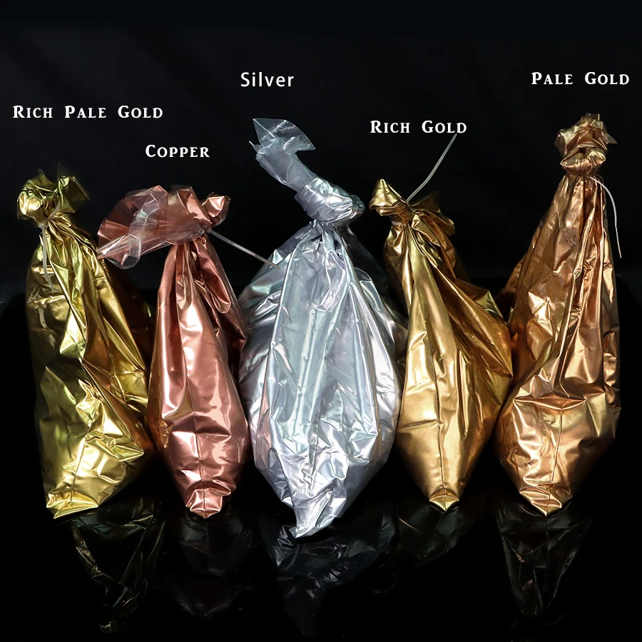 10 X BAGS of SILVER BLACK METALLIC GOLD BRONZE Powder Coat paint 