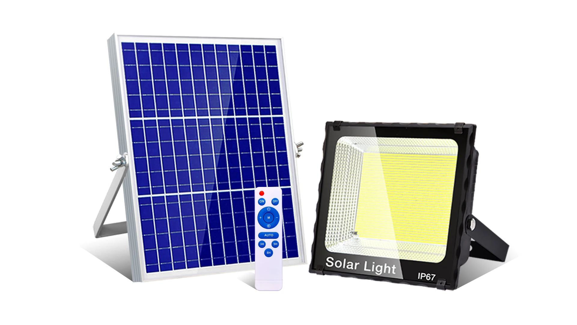 Solar Powered Led Floodlight 1000w 500w 400w 60w 100w 200w 300w Led Solar Flood Lights