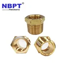 Pipe Reducer Pipes And Pipe Fittings Brass Hex Pipe Reducer Bushing Fitting With NPT BSPT BSPP Thread
