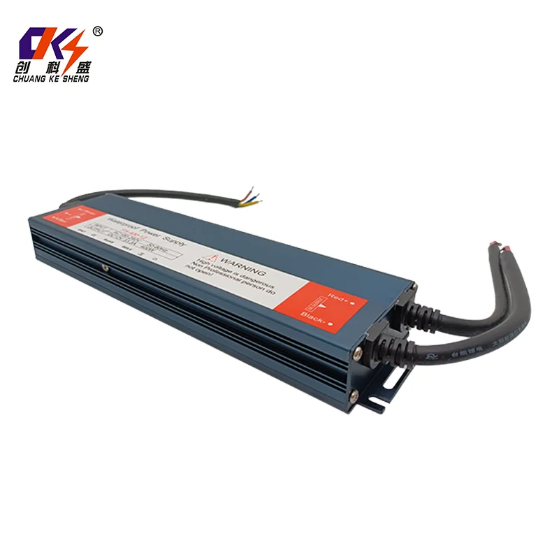 product chuangkesheng high efficiency 400w 12v 333a ip67 waterproof power supply transformer for led strip light cctv camera-2