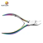 Nipper Titanium Cuticle Nipper Cuticle Finger Toe Nail Nipper In Multi Titanium Color