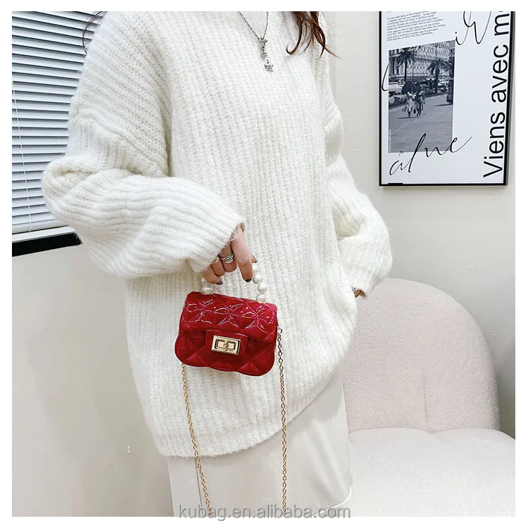 girls jelly mini candy handbag