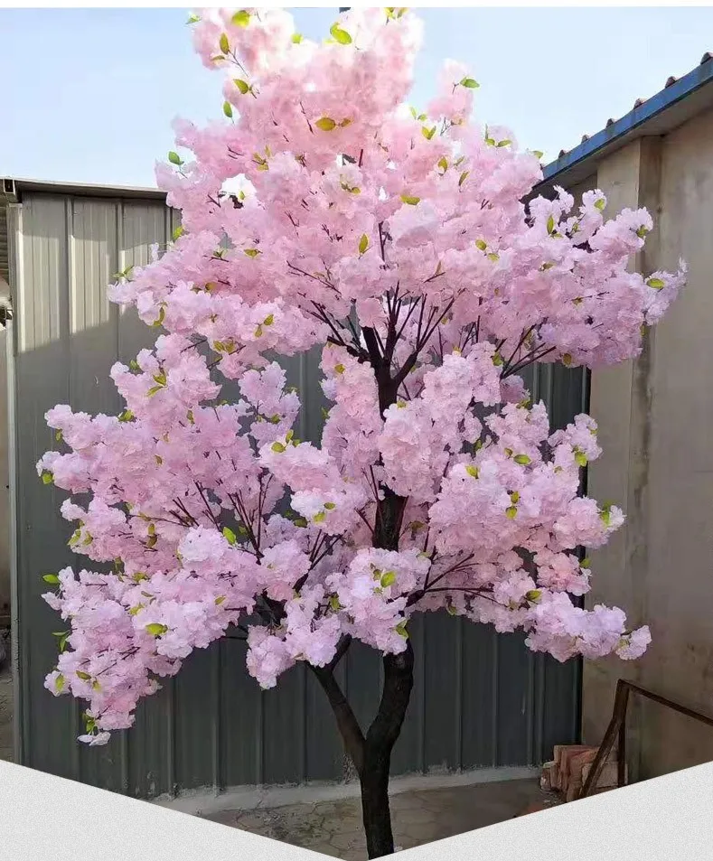 厂家直销樱花树中心大樱花树人造白色樱花树出售