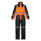 Blue Coverall Construction Fireproof Flame Resistant Welding Oil And Gas Blue Coverall Uniforms Work-wear