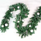 Christmas Greenery Garland Pine Mixed Artificial Christmas Garlands Swag Garland With Deco