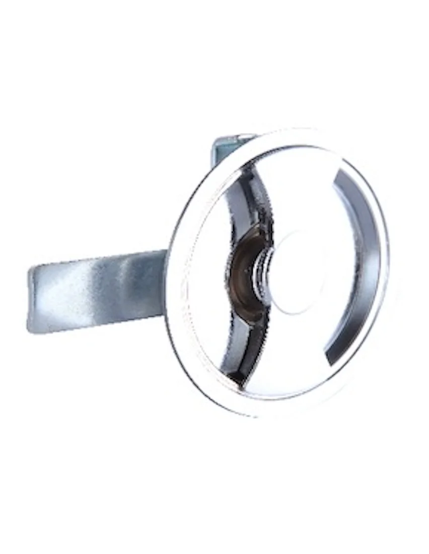 Polished Stainless Steel T-Bar Panel Lock with Key Durable Zinc Alloy Door Fire Cabinet and Door Paddle Lock supplier