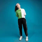 Kids Girls 2021 Custom Fashion Summer Kids Girls Clothing Sets 2 Pcs T-shirt Pant Set For Girls
