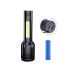 Rechargeable Flashlight Portable Zoomable Xml T6 Brightest 800lm 2000mAh Rechargeable Led Flashlight