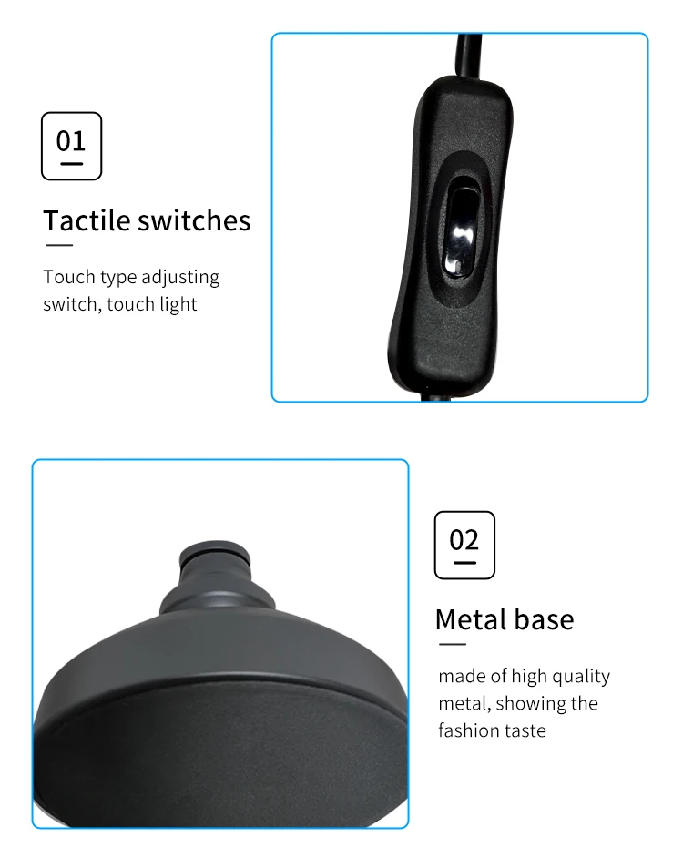 Cross-border USB mobile phone charging touch cloth cover desk lamp Bedroom bedside lamp cloth cover small desk lamp