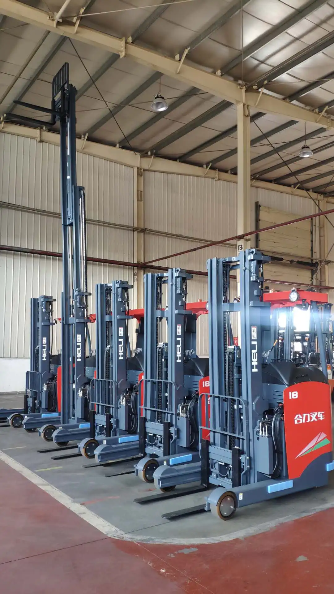 Heli Cqd Ton Reach Stacker Reach Truck Forklift For Narrow