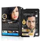Gray Hair Color Professional 100% Gray Coverage 2 In 1 Gray Hair Dye For Men Color Shampoo Korean Hair Dye