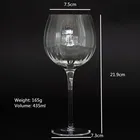 Handmade Goblet 14.5OZ Vintage Custom Balloon Handmade Clear Goblet Cocktail Glasses Wine Gin Glass